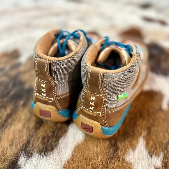 RM Tack Exclusive Eco Dust Oiled Saddle Lace-Up Chukka Driving Moc - Picture 3 of 3